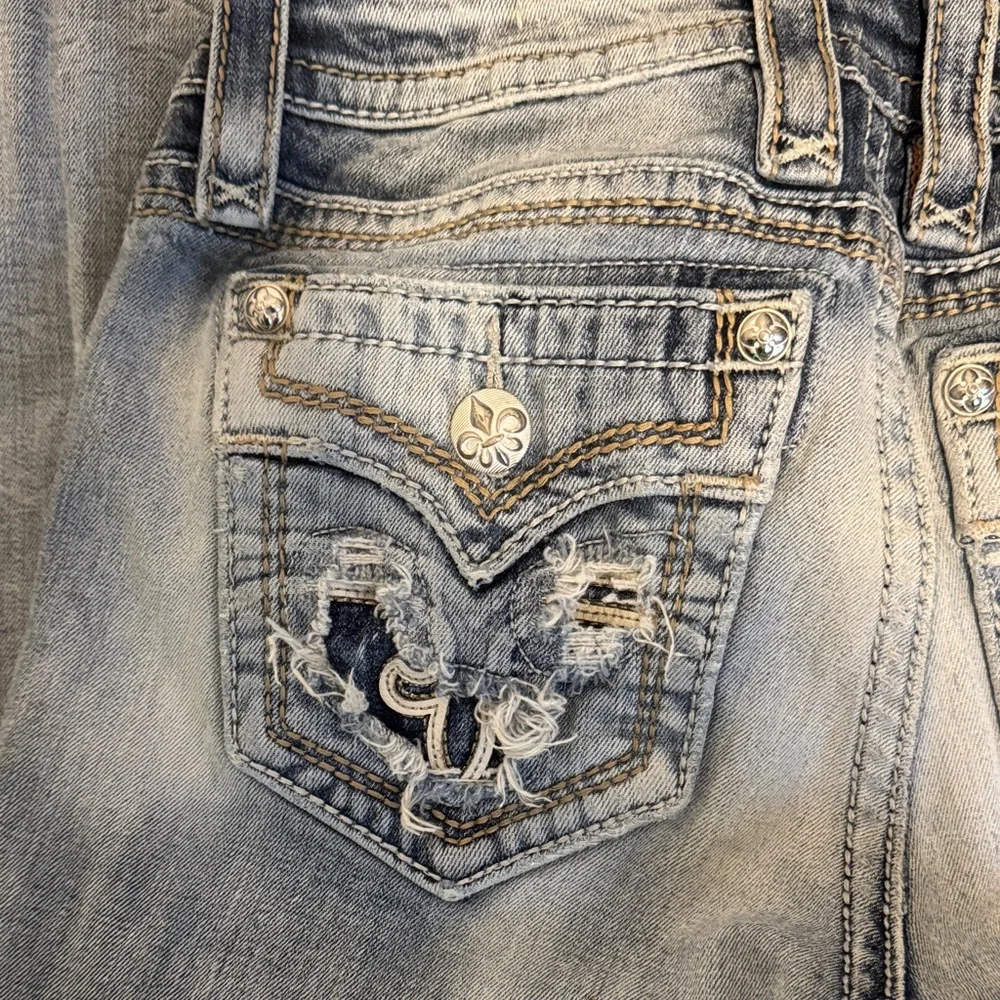 Rock Revival Light Blue Skinny Jeans - Picture 11 of 11